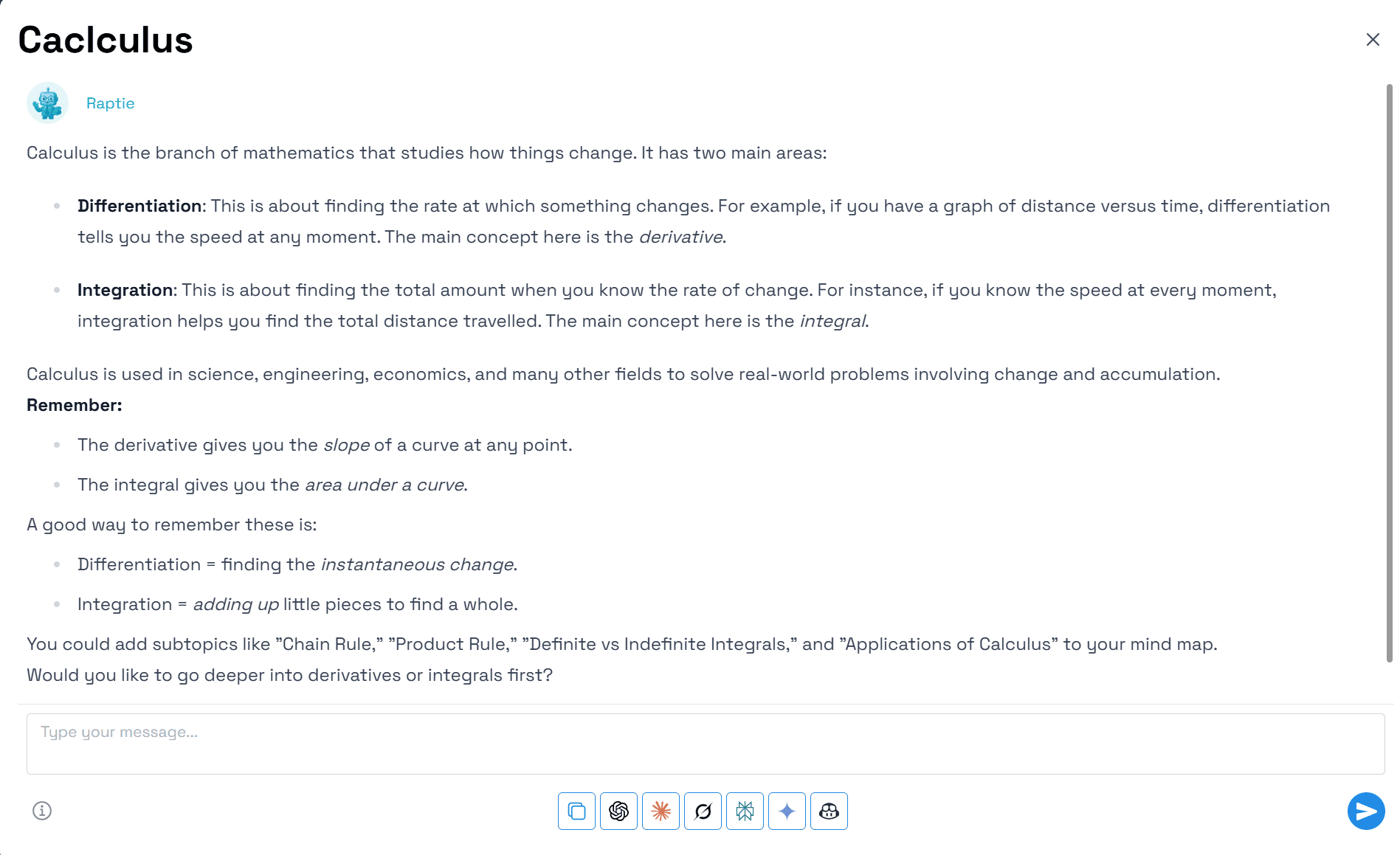 Interactive Chat Example